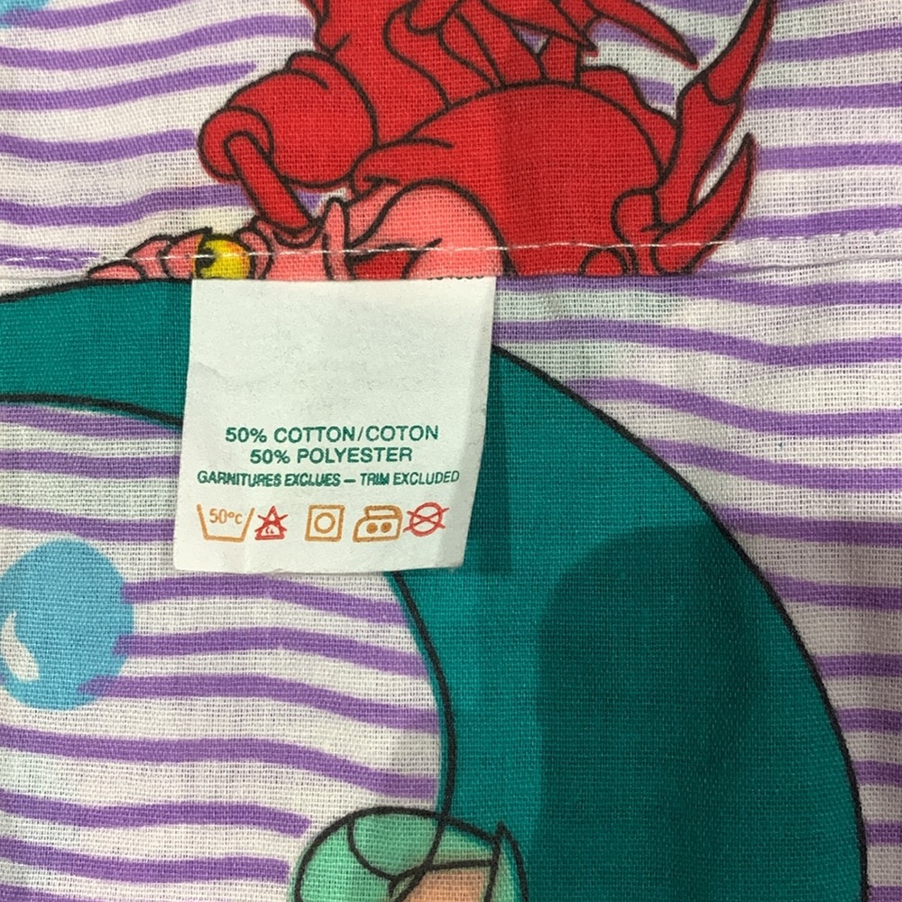 🩵 Vintage Disney’s ‘The Little Mermaid’ Valance Curtain - Picture 3 of 5